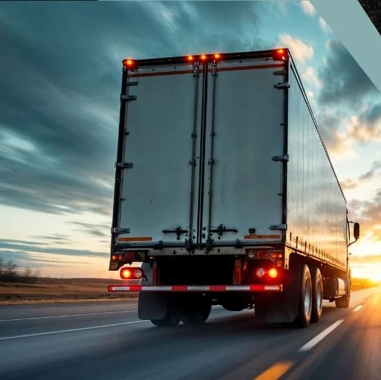 Caminhão diesel em rodovia ao entardecer — tradição FASA no mercado diesel